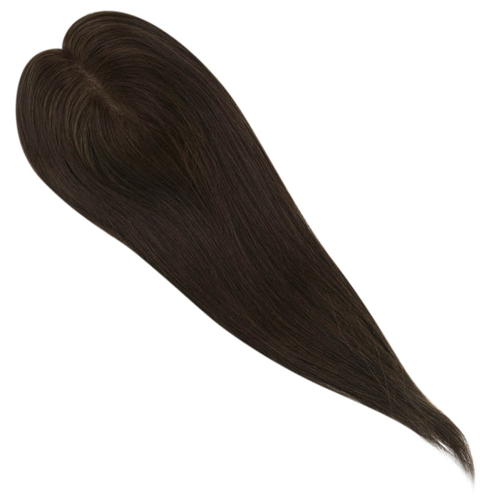 mono topper hair,Mono Topper,human hair topper,high quality virgin hair extensions,hair topper women,hair topper wig,hair topper silk base,hair topper,best hair extensions,hair extensions for thin hair,best clip in hair extensions,clip-in hair extensions,18 inch hair extensions,dark brown hair extensions,dark brown topper hair,Hair Volumizers,Clip-In Hair Volumizers