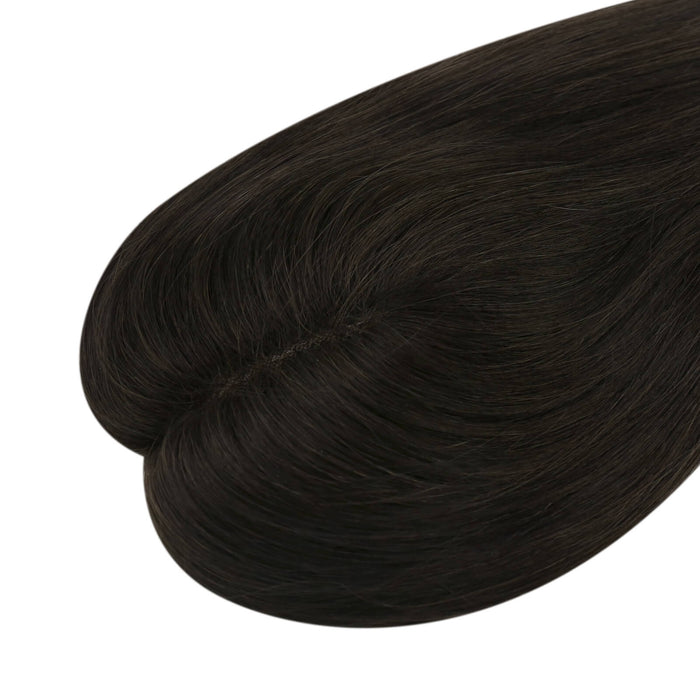 Mono Topper,human hair topper,high-quality virgin hair extensions,hair topper women,hair topper,wig,hair topper silk base,hair topper human hair,dark brown hair topper,black hair topper,natural black hair topper, hair topper black,black hair