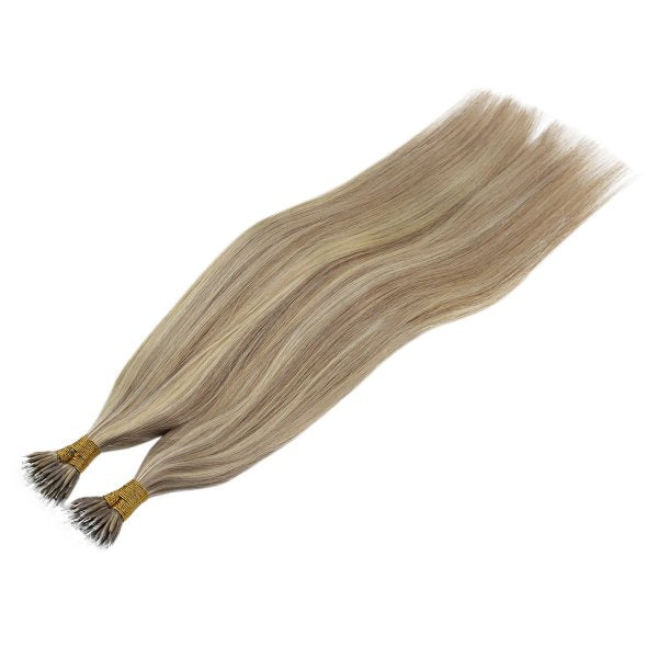 nano tip hair extensions human hair,hair extension ,fashion color hair extension ,keratin extension, seamless prebonded hair, per bonded human hair, hot fusion hair, hot fusion keratin hair, keratin top extensions