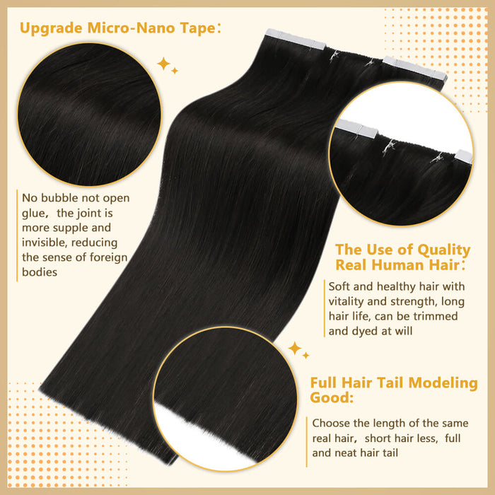 [30% OFF] Sunny Hair Flower Virgin Injection Tape Hair Extensions